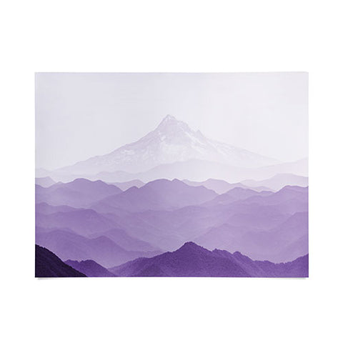 Nature Magick Purple Mountain Wanderlust Poster