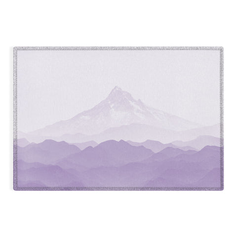Nature Magick Purple Mountain Wanderlust Outdoor Rug