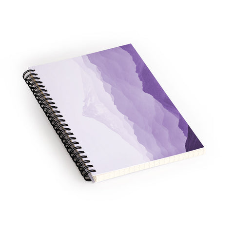 Nature Magick Purple Mountain Wanderlust Spiral Notebook