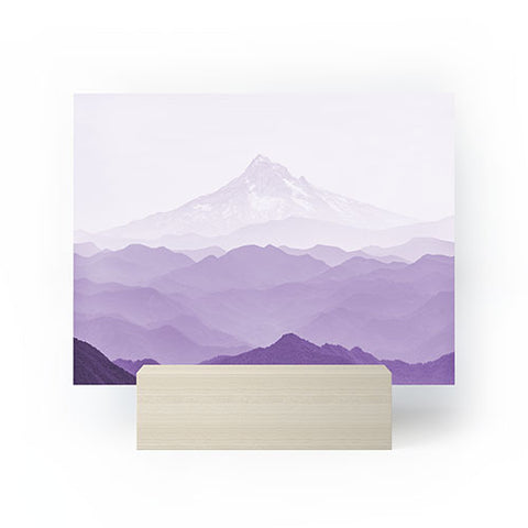 Nature Magick Purple Mountain Wanderlust Mini Art Print