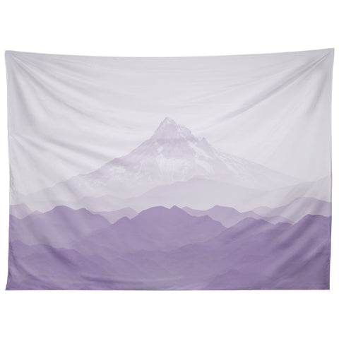 Nature Magick Purple Mountain Wanderlust Tapestry