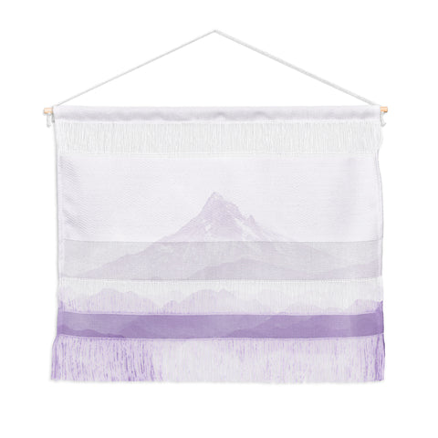 Nature Magick Purple Mountain Wanderlust Wall Hanging Landscape