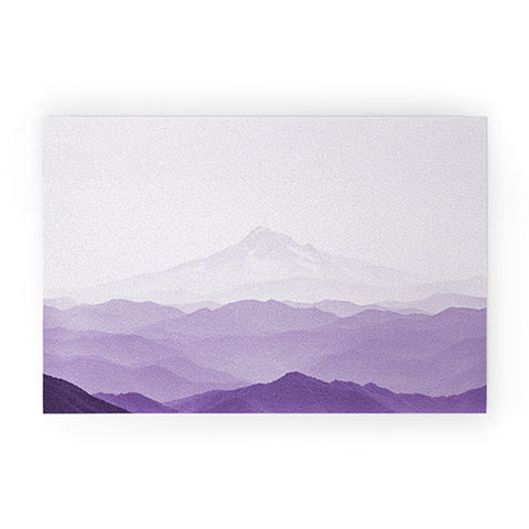 Nature Magick Purple Mountain Wanderlust Welcome Mat