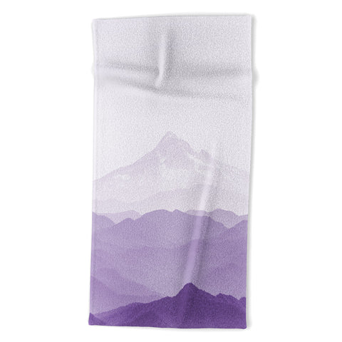Nature Magick Purple Mountain Wanderlust Beach Towel