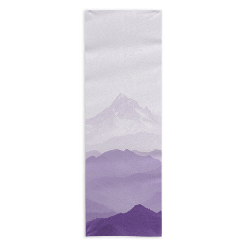 Nature Magick Purple Mountain Wanderlust Yoga Towel