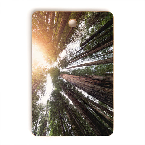 Nature Magick Redwood Forest Sky Cutting Board Rectangle