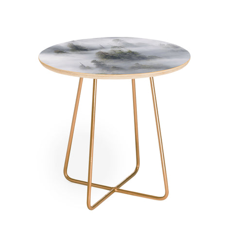 Nature Magick Redwood National Park Mist Round Side Table