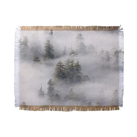 Nature Magick Redwood National Park Mist Throw Blanket