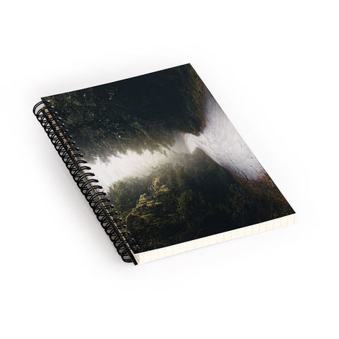 Nature Magick Redwood Road Forest Fog Spiral Notebook