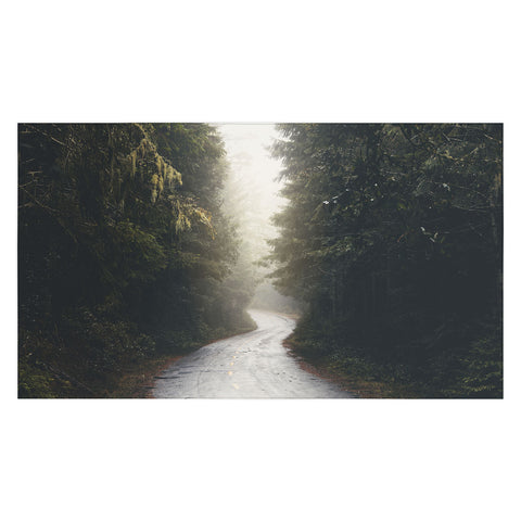 Nature Magick Redwood Road Forest Fog Tablecloth