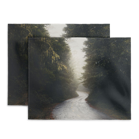 Nature Magick Redwood Road Forest Fog Placemat