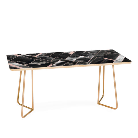 Nature Magick Rose Gold Geometric Watercolor Coffee Table
