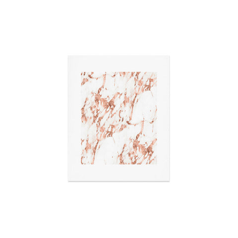 Nature Magick Rose Gold Marble Perfect Pink Art Print