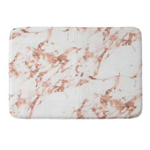 Nature Magick Rose Gold Marble Perfect Pink Memory Foam Bath Mat