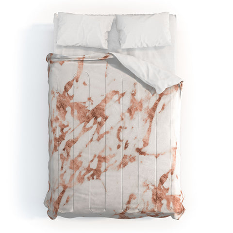 Nature Magick Rose Gold Marble Perfect Pink Comforter
