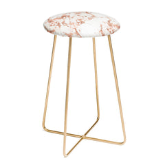 Nature Magick Rose Gold Marble Perfect Pink Counter Stool
