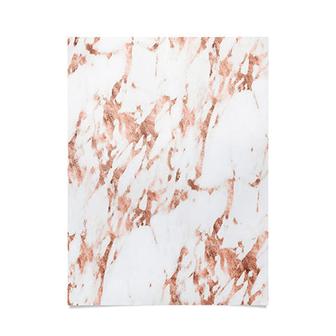 Nature Magick Rose Gold Marble Perfect Pink Poster