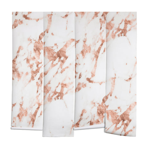 Nature Magick Rose Gold Marble Perfect Pink Wall Mural