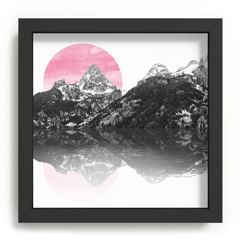 Nature Magick Rose Gold Mountain Sunset Recessed Framing Square