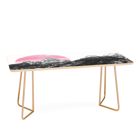 Nature Magick Rose Gold Mountain Sunset Coffee Table