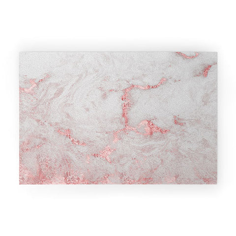 Nature Magick Rose Gold White Marble Welcome Mat
