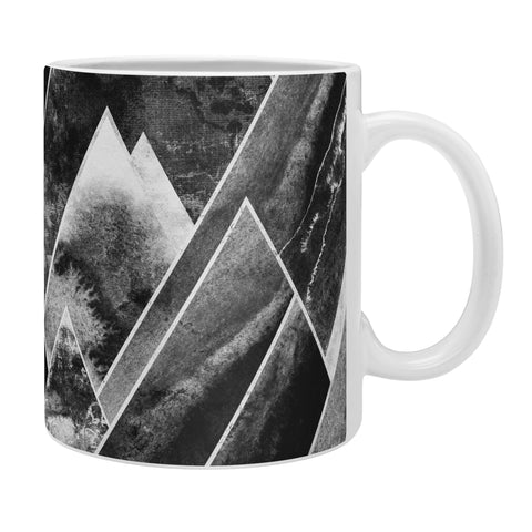 Nature Magick Silver Geometric Mountains Coffee Mug