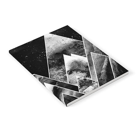 Nature Magick Silver Geometric Mountains Notebook