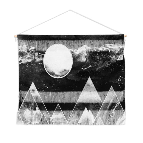 Nature Magick Silver Geometric Mountains Wall Hanging Landscape