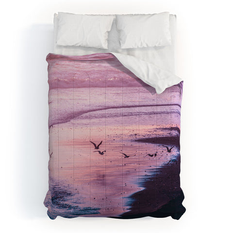 Nature Magick Summer Ocean Sunset Comforter