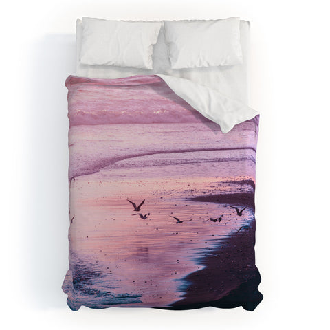 Nature Magick Summer Ocean Sunset Duvet Cover