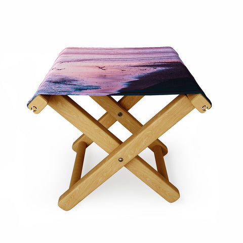 Nature Magick Summer Ocean Sunset Folding Stool
