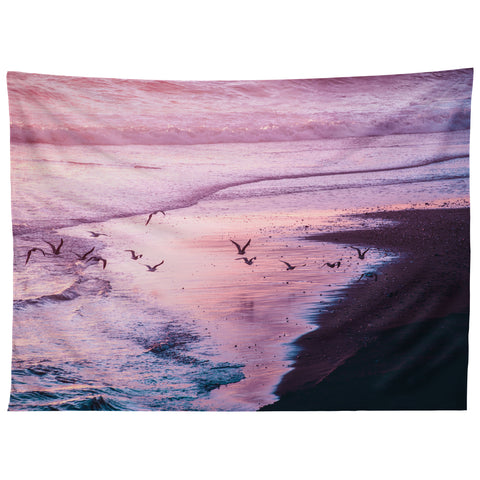 Nature Magick Summer Ocean Sunset Tapestry