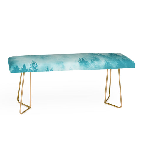 Nature Magick Teal Foggy Forest Adventure Bench