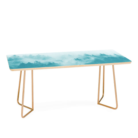 Nature Magick Teal Foggy Forest Adventure Coffee Table