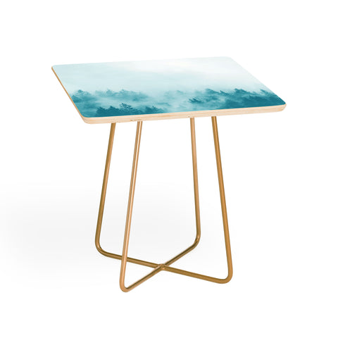 Nature Magick Teal Foggy Forest Adventure Side Table