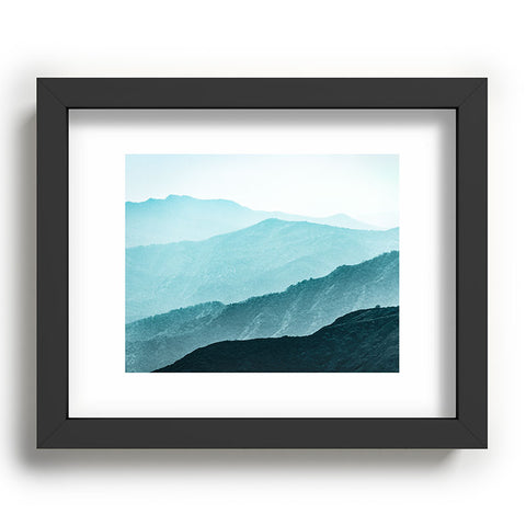 Nature Magick Teal Smoky Mountains Recessed Framing Rectangle