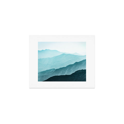 Nature Magick Teal Smoky Mountains Art Print