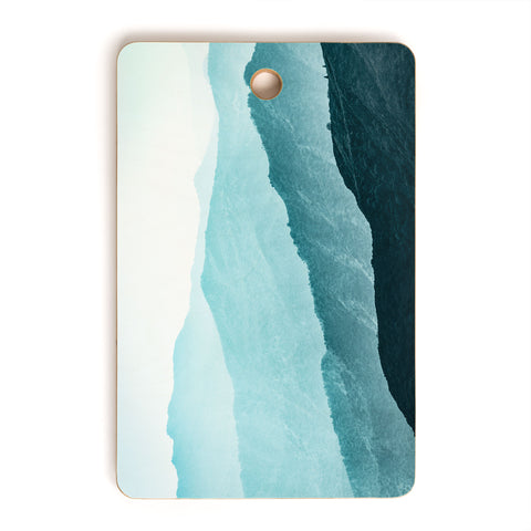 Nature Magick Teal Smoky Mountains Cutting Board Rectangle