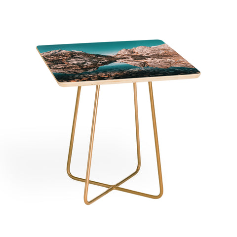 Nature Magick Teal Teton National Park Lake Side Table