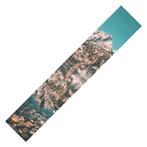 Nature Magick Teal Teton National Park Lake Table Runner