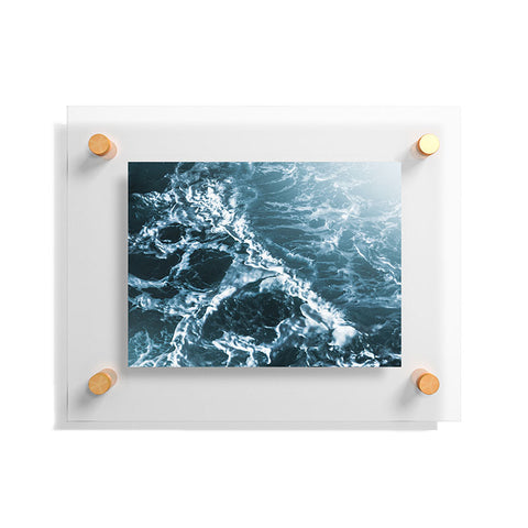 Nature Magick Teal Waves Floating Acrylic Print