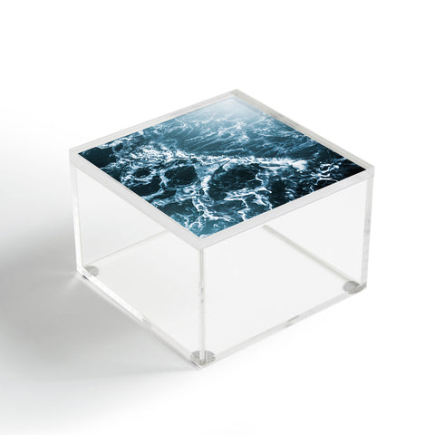Nature Magick Teal Waves Acrylic Box