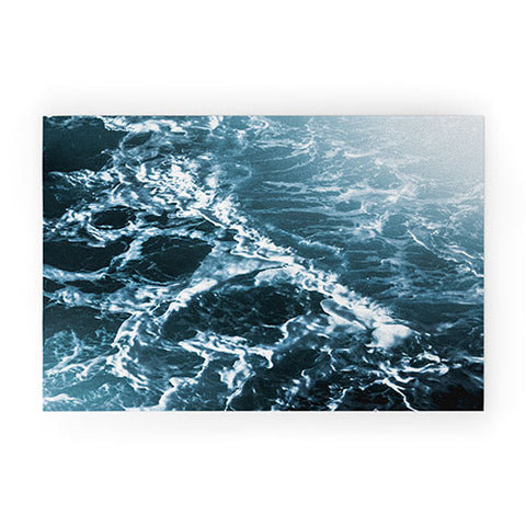 Nature Magick Teal Waves Welcome Mat