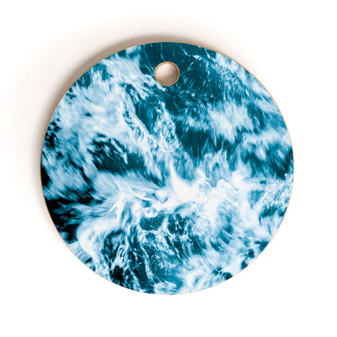 Nature Magick Tropical Waves Cutting Board Round
