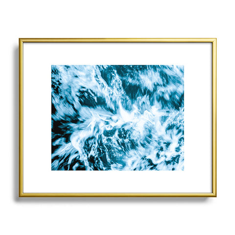 Nature Magick Tropical Waves Metal Framed Art Print