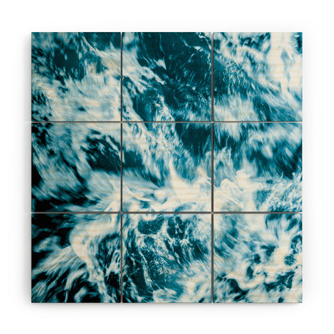 Nature Magick Tropical Waves Wood Wall Mural