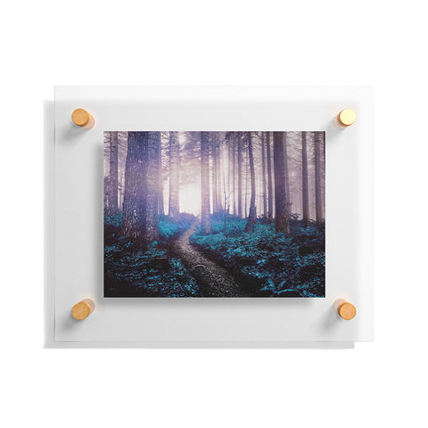 Nature Magick Turquoise Forest Adventure Floating Acrylic Print
