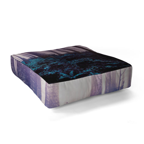 Nature Magick Turquoise Forest Adventure Floor Pillow Square