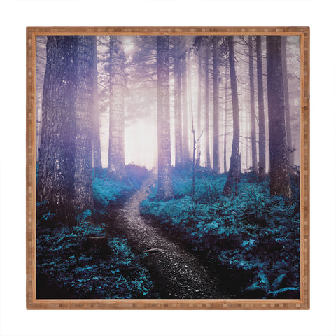 Nature Magick Turquoise Forest Adventure Square Tray