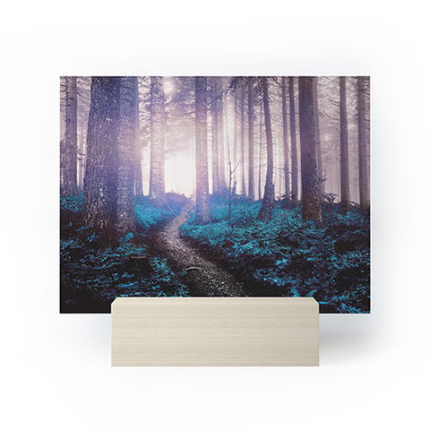 Nature Magick Turquoise Forest Adventure Mini Art Print